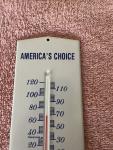 Pepsi Vintage Metal Thermometer Sign Made in USA
