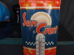 1950s Sun Crest Orange Soda Thermometer