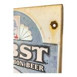 Pabst Blue Ribbon Vintage Metal Thermometer Sign