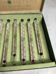 Ohio Thermometer Co Vintage Beverage Thermometers Set