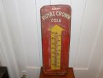 Royal Crown Cola Vintage Metal Thermometer