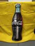 Vintage Coca-Cola Bottle Thermometer - 29" Tall