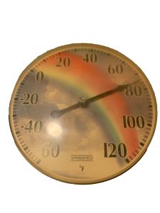 Springfield Rainbow 12" Vintage Wall Thermometer