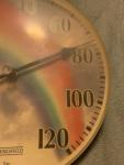 Springfield Rainbow 12" Vintage Wall Thermometer