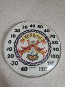 Vintage 12" Jumbo Dial Birds Thermometer, Ohio
