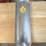 Pepsi Vintage Metal Thermometer Sign with Bottle Graphic