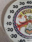 Vintage 12" Jumbo Dial Birds Thermometer, Ohio