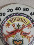 Vintage 12" Jumbo Dial Birds Thermometer, Ohio