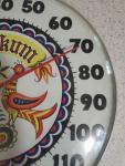 Vintage 12" Jumbo Dial Birds Thermometer, Ohio