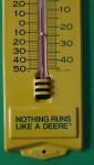 Vintage John Deere Thermometer with Original Box