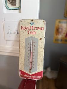 Royal Crown Cola Vintage Advertising Thermometer