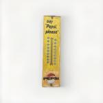 Pepsi Cola Vintage Thermometer Bottle Cap 26.9”