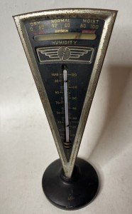 Antique Triangle Thermometer by Reliance Die Co