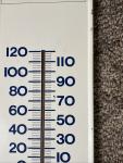 1970s Vintage Pepsi Advertising Wall Thermometer