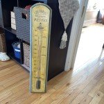 Colburn's Mustard 30" Wood Advertising Thermometer