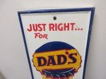 Vintage Dad's Root Beer Advertising Thermometer