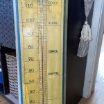 Colburn's Mustard 30" Wood Advertising Thermometer