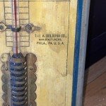 Colburn's Mustard 30" Wood Advertising Thermometer