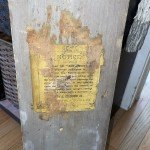 Colburn's Mustard 30" Wood Advertising Thermometer