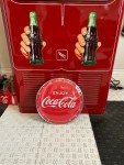 Vintage Coca-Cola Round Thermometer with Glass Face