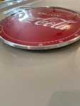 Vintage Coca-Cola Round Thermometer with Glass Face