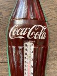 Donasco Coca-Cola Bottle Thermometer Advertising Sign