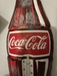 Vintage 1960s French Coca Cola Tin Thermometer