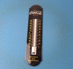 Coca-Cola Porcelain Thermometer Vintage Advertising Sign