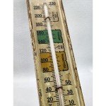Vintage Metal Propane Gas Dealer Thermometer Sign