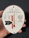 Antique Egg Thermometer Farm Poultry Decor Sign
