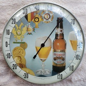 Stegmaier Beer Brewing Antique Thermometer Wilkes-Barre PA
