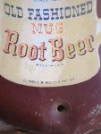 1950 Belfast Root Beer Thermometer Sign 27" x 8