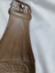 Coca Cola Bottle Thermometer - Vintage Gold Tin