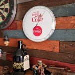 Coca-Cola Vintage Round Glass Thermometer (12")