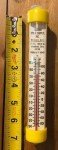 Antique Gordon Cycle Supply Glass Thermometer
