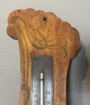 Art Nouveau Floral Antique Thermometer