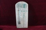 1930s Ramon's Brownie Pills Wooden Thermometer Sign