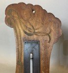 Art Nouveau Floral Antique Thermometer