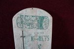 1930s Ramon's Brownie Pills Wooden Thermometer Sign