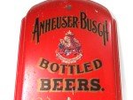 Anheuser-Busch Beer Thermometer with Budweiser Girl