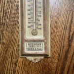 Gibbons Mellow Pure Beer Thermometer Sign