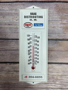 Genesee and Old Vienna Beer Metal Thermometer