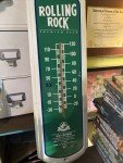 Rolling Rock Beer Thermometer 1988 Vintage Design