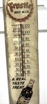 Vintage Frostie Soda Thermometer Sign - 36" Metal