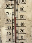 Vintage Frostie Soda Thermometer Sign - 36" Metal