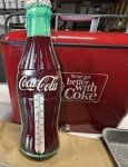 Coca Cola Progress Cooler with Bottle Thermometer