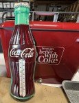 Coca Cola Progress Cooler with Bottle Thermometer