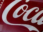 Coca-Cola Round Glass Wall Thermometer - Vintage
