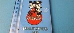 Vintage Coca-Cola Porcelain Thermometer with Mickey