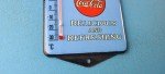 Vintage Coca-Cola Porcelain Thermometer with Mickey